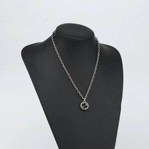 GUCCI Arabesque Necklace Ag925 Silver Auth am9853